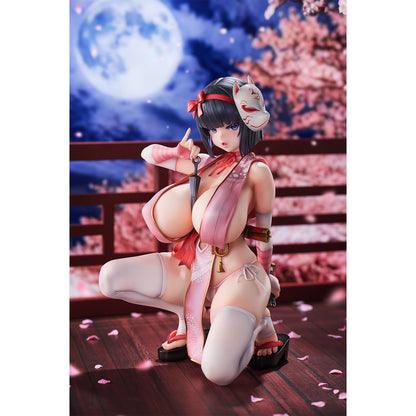 【nocturne】 女月かえで 桜色ver. --- 明信片版 R18